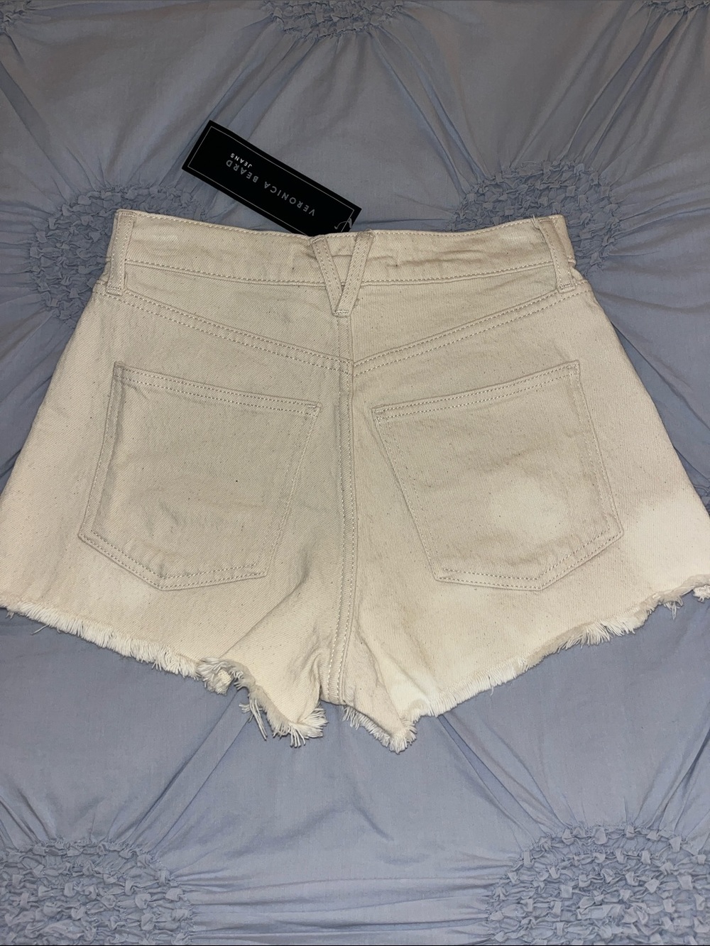 Veronica Beard Raw Hem Denim Shorts - NEW! - Picture 2 of 6